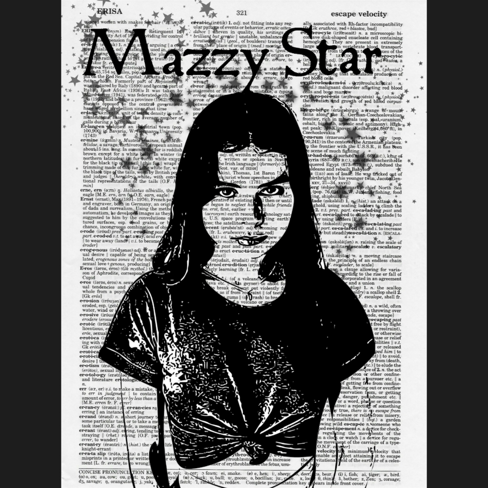Mazzy Star Music Vintage Dictionary Art Print